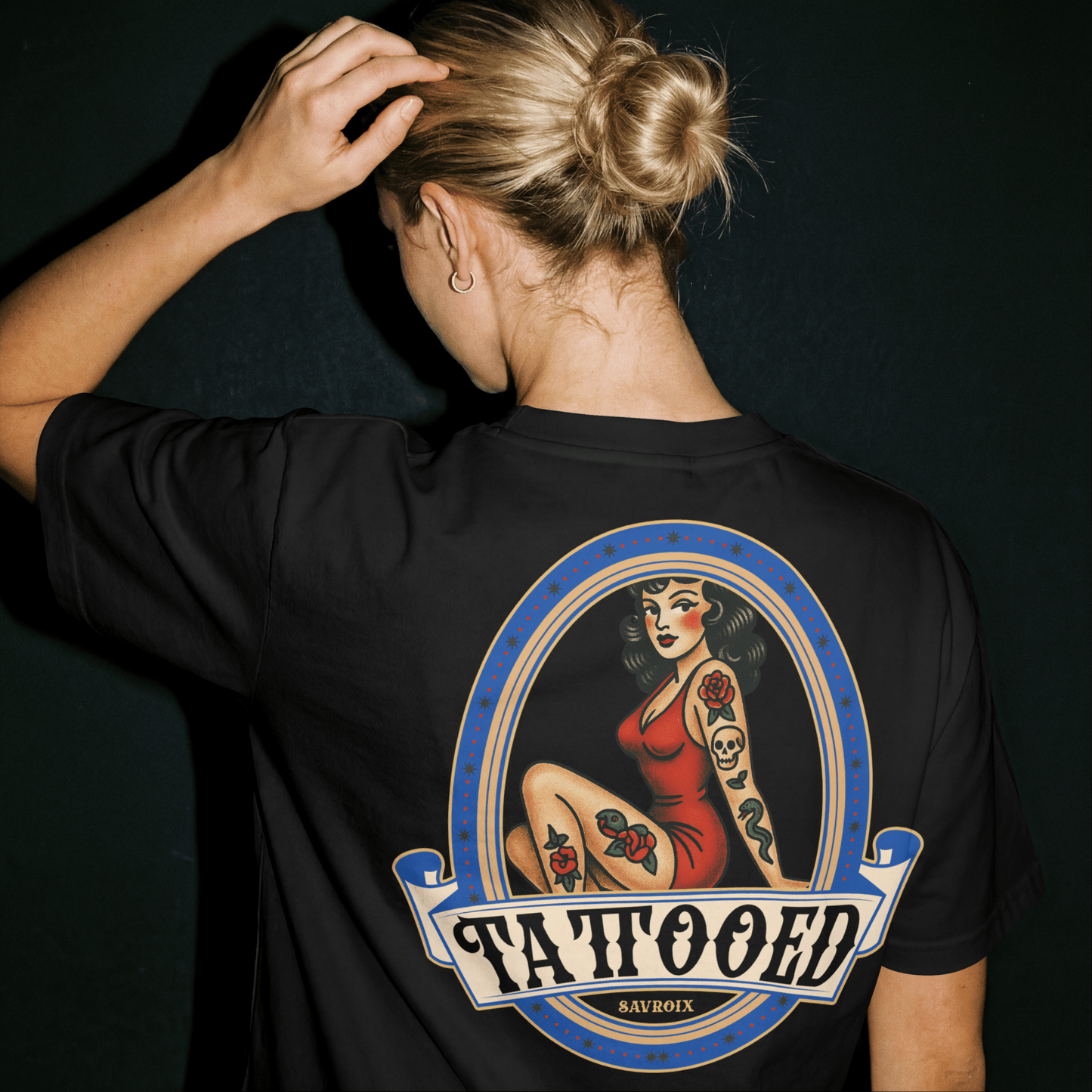 "Death Before Dishonor Tee | Traditional Flash Collection" - Savroix - "Death Before Dishonor Tee | Traditional Flash Collection" -