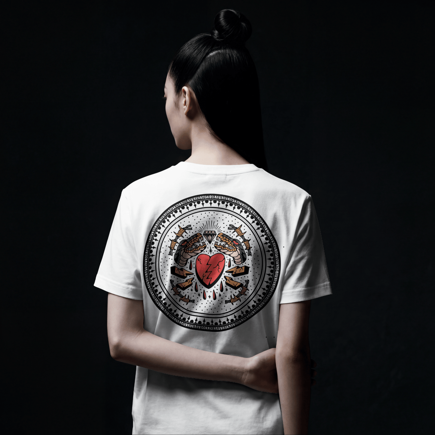 "Death Before Dishonor Tee | Traditional Flash Collection" - Savroix - "Death Before Dishonor Tee | Traditional Flash Collection" - 