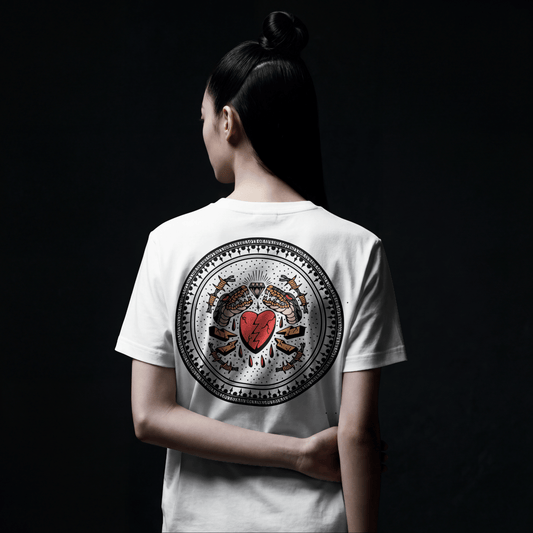 "Death Before Dishonor Tee | Traditional Flash Collection" - Savroix - "Death Before Dishonor Tee | Traditional Flash Collection" - 