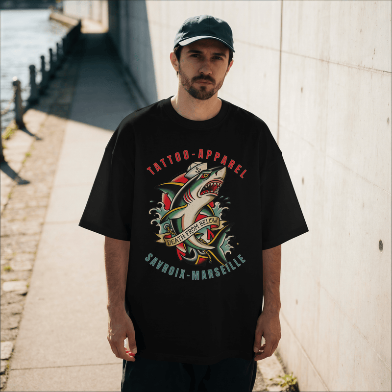 "Death Before Dishonor Tee | Traditional Flash Collection" - Savroix - "Death Before Dishonor Tee | Traditional Flash Collection" - 